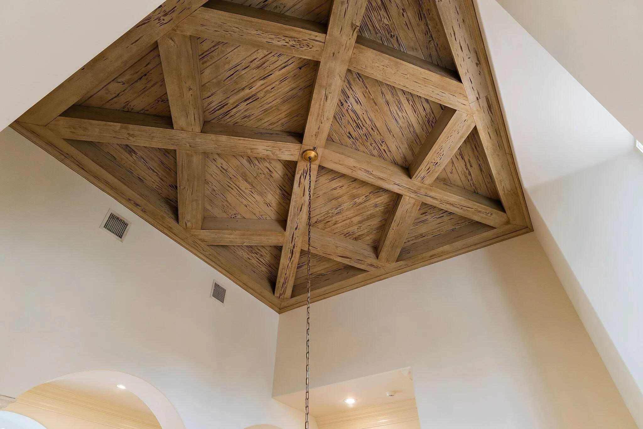 Pecky Cypress Ceiling