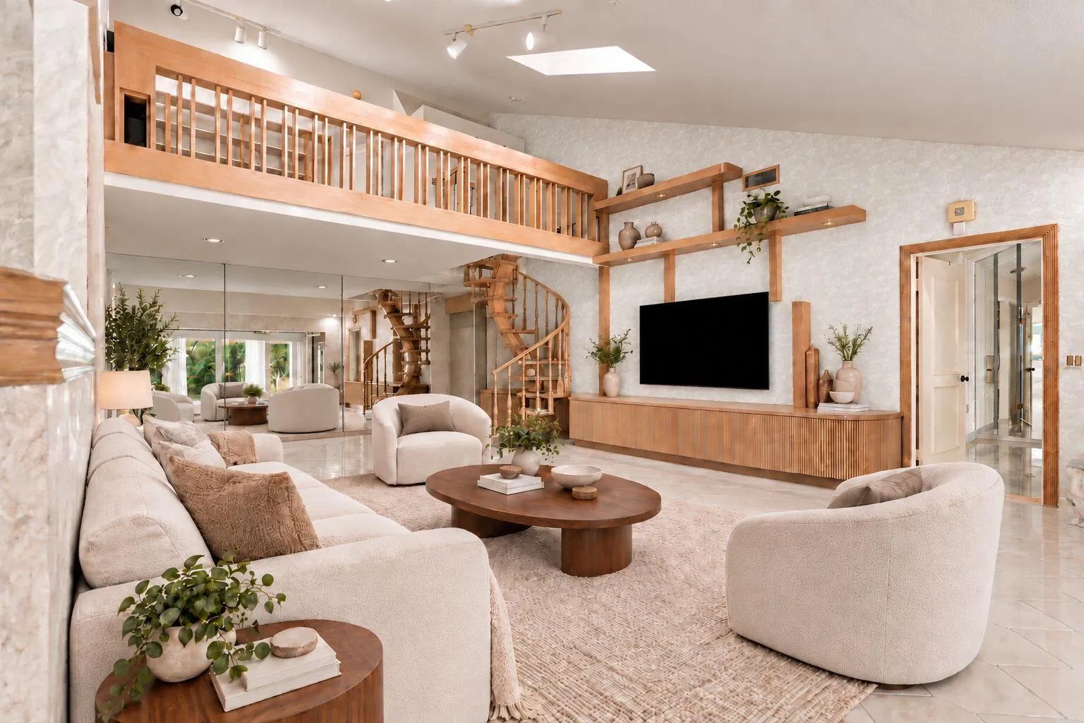 Virtually Staged Living Room