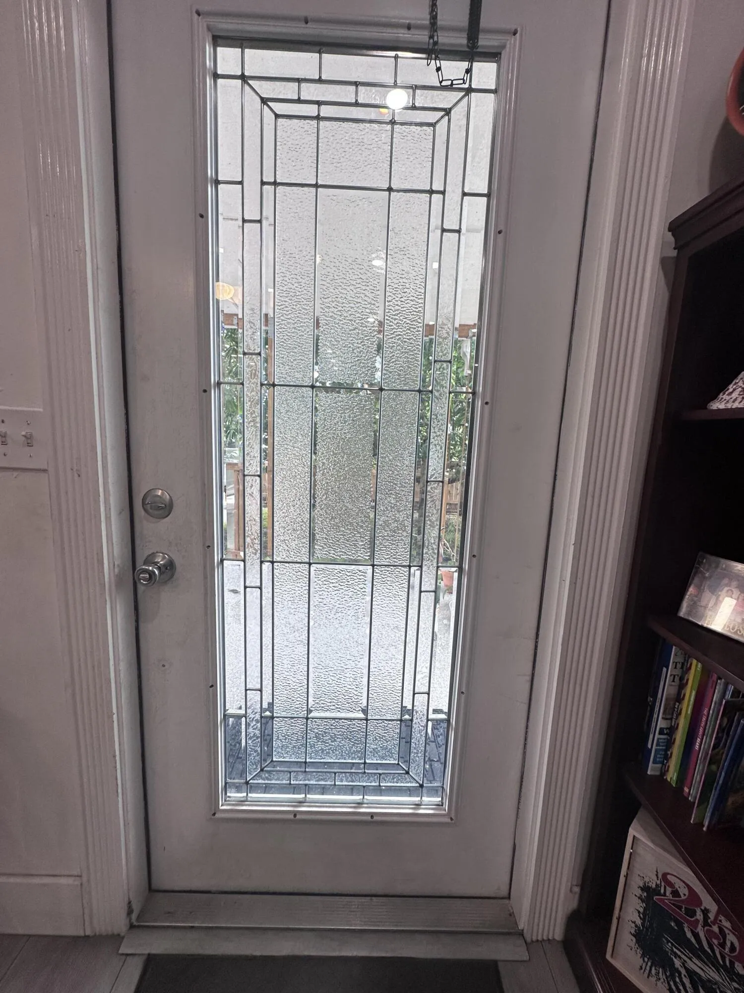 Front Door Stained Glass Detail