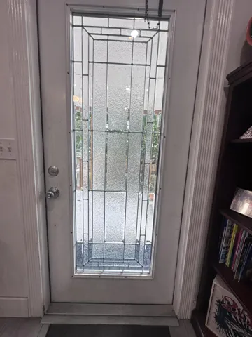 Front Door Stained Glass Detail