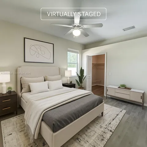 Virtually Staged -Bedroom 2.