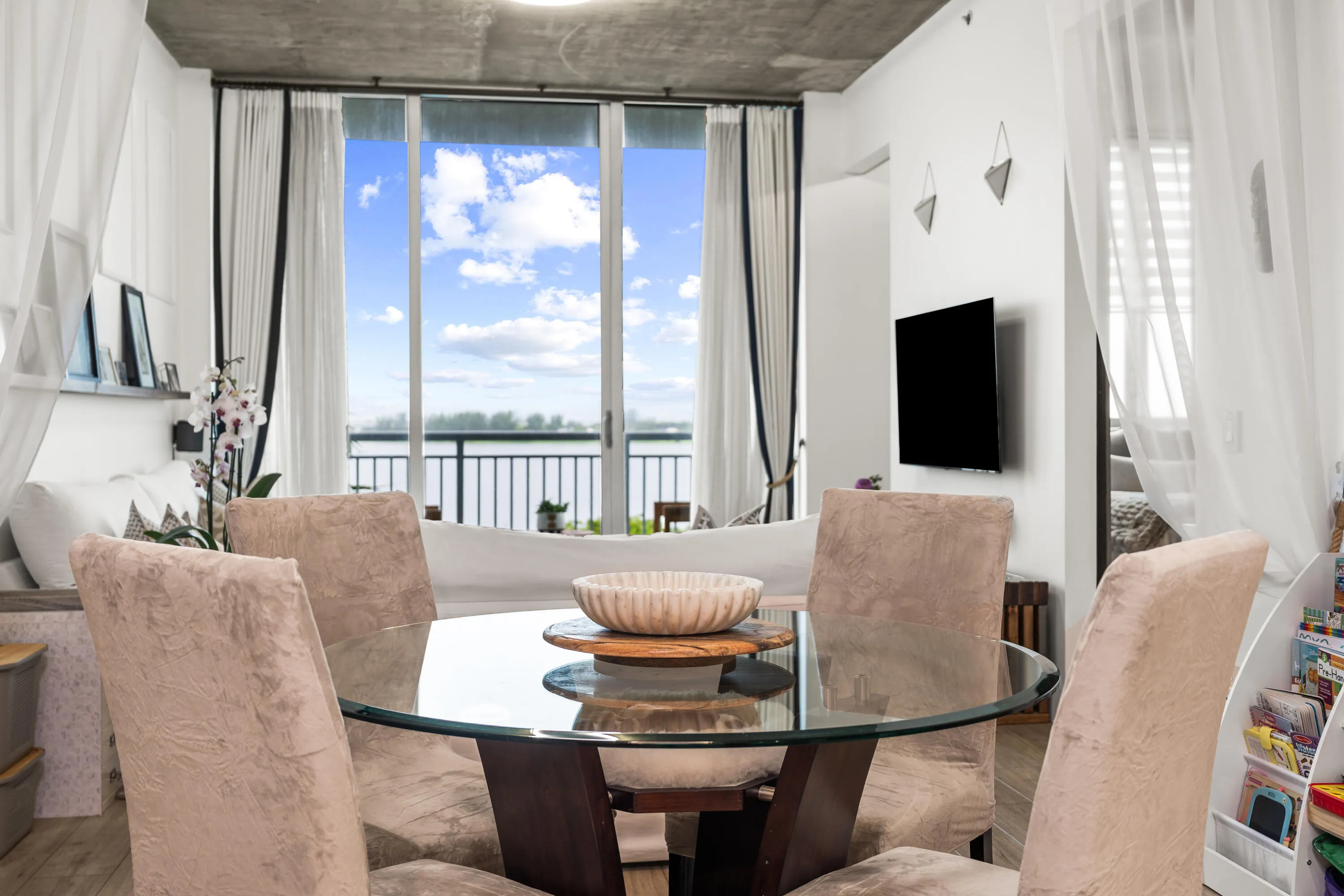 Waterviews throughout