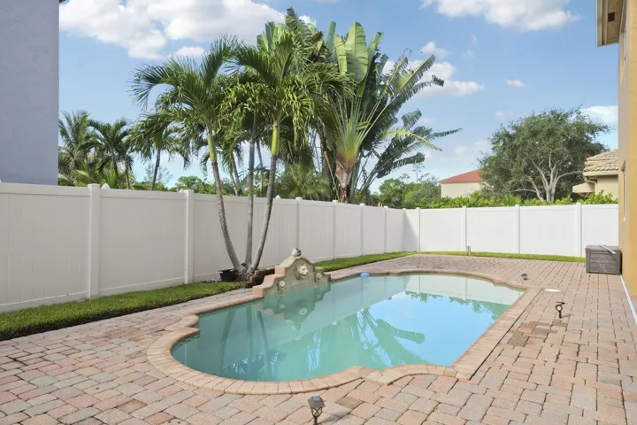 Pool view west