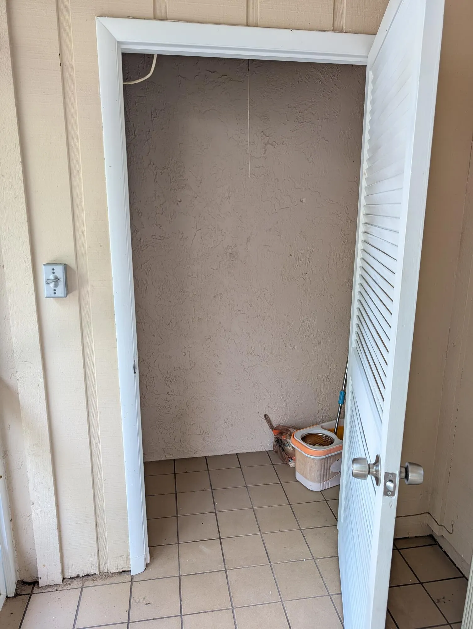Patio closet