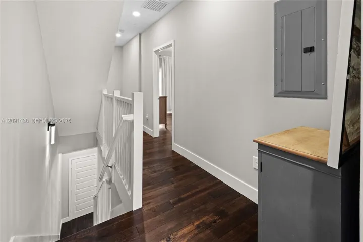 Hallway between 2 bedrooms on 2nd floor.
