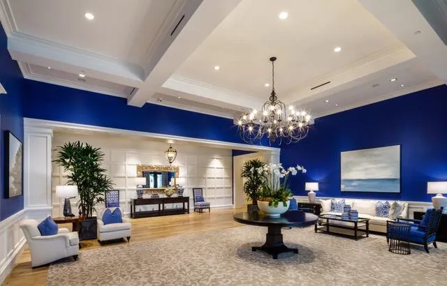 Clubhouse lobby