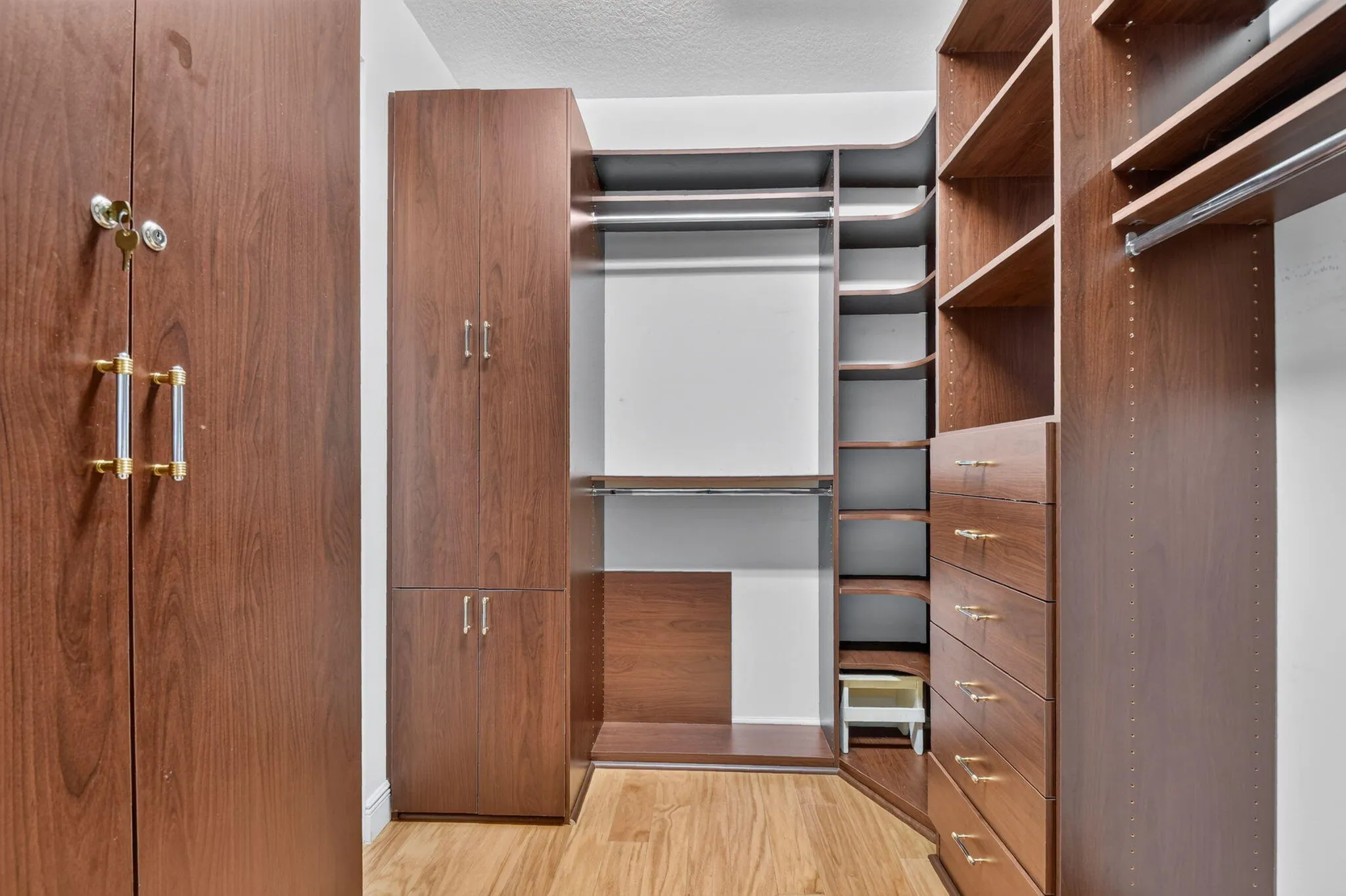 Generous Sized Custom Walk-in Closet