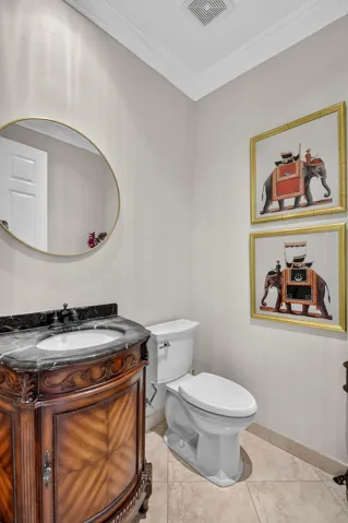 Ideally located near the gourmet kitchen & entertaining areas.