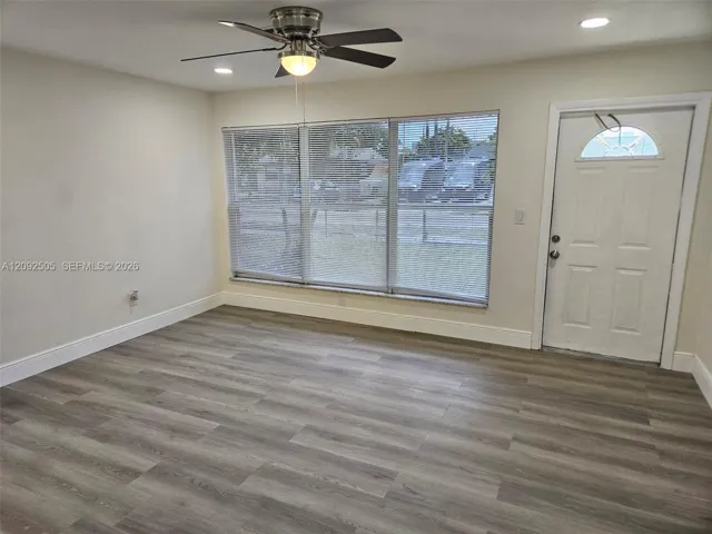Large windows in living room