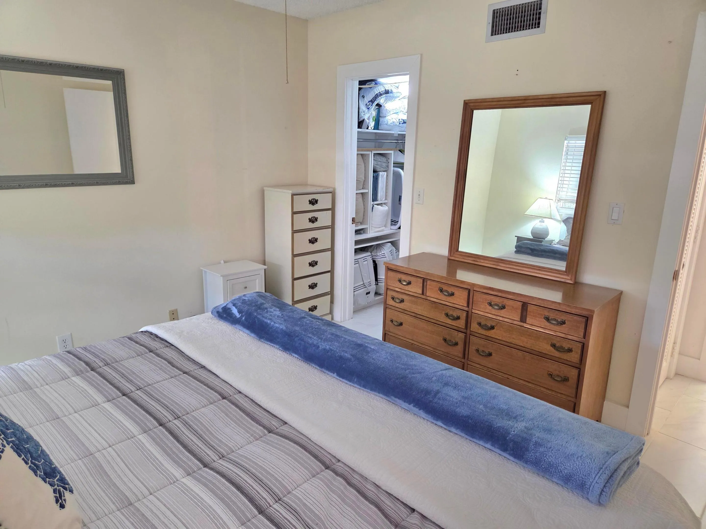 Guest Bedroom with Walk In Closet