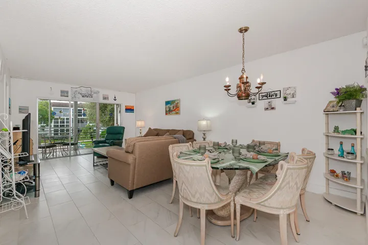 Living and dining space