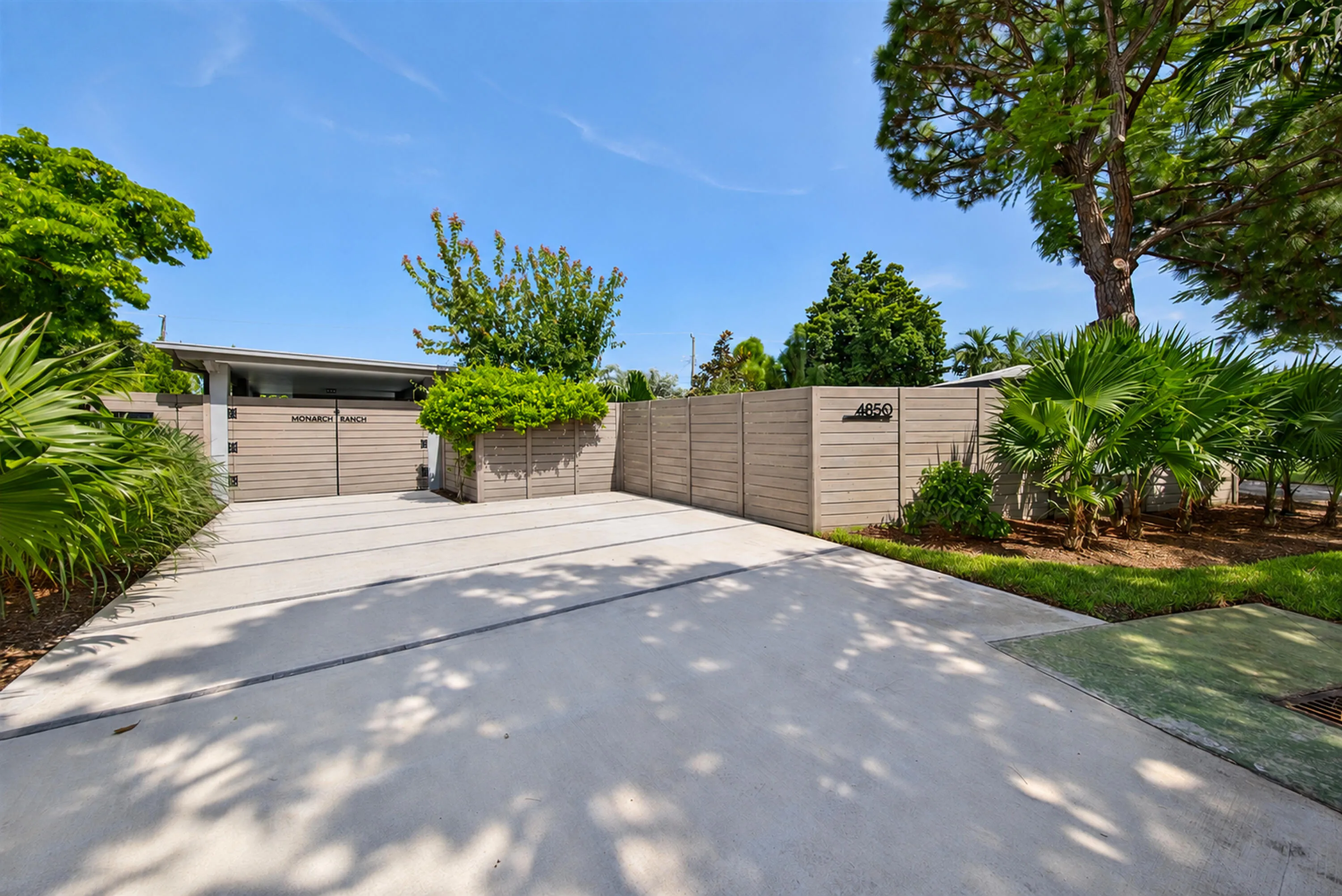 Your own private estate when the gates ae closed