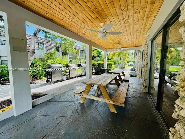 BBQ area with Picnic tables