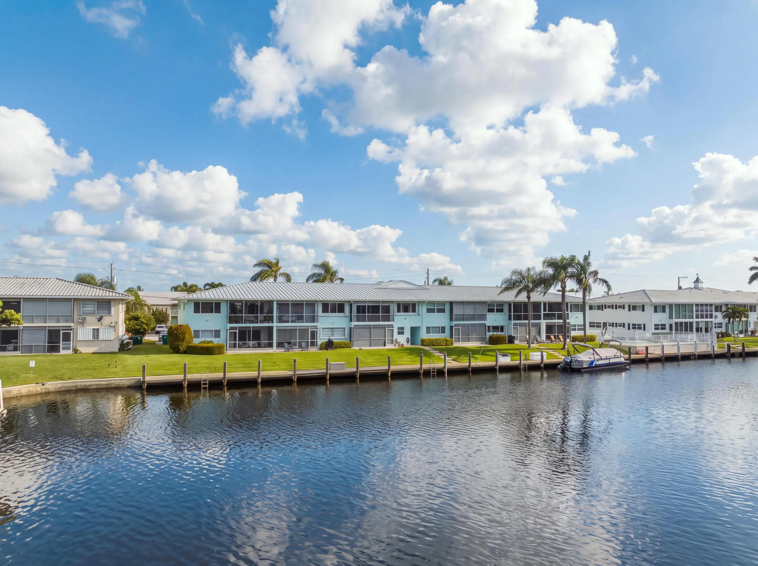 Aerial View - Canal Side