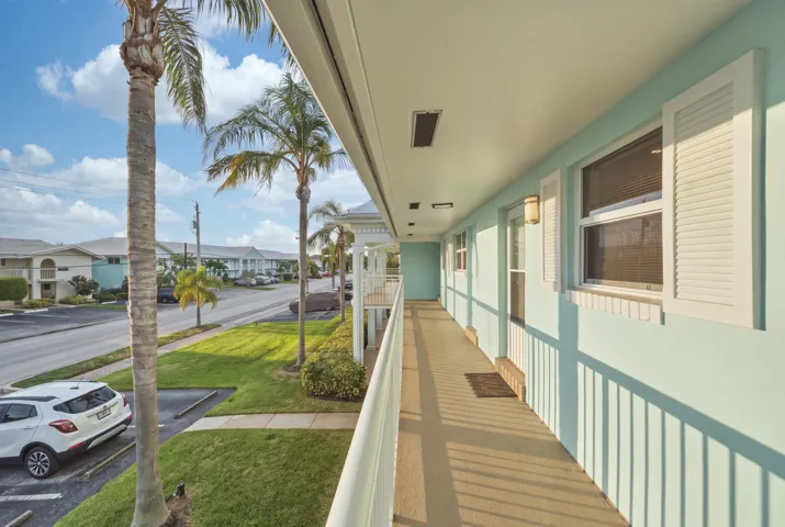 Front of Condo Walkway