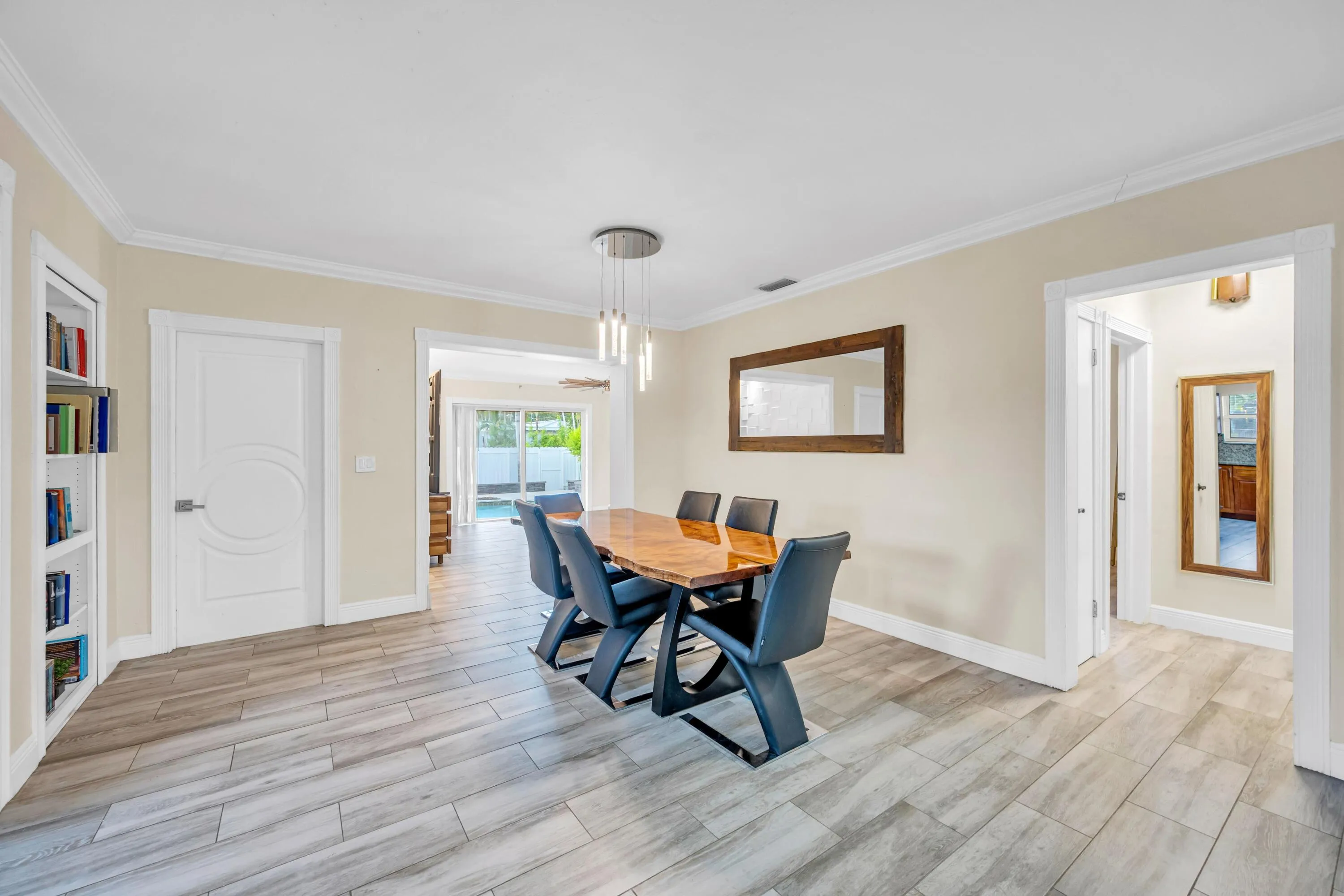 Split floor plan with Primary bedroom on one side and 2nd and 3rd bedrooms and shared bathroom on opposite side