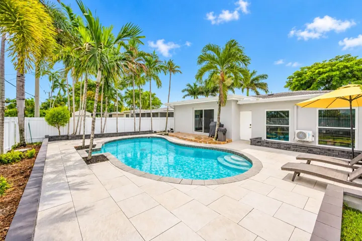 Backyard Oasis with new hardscaping