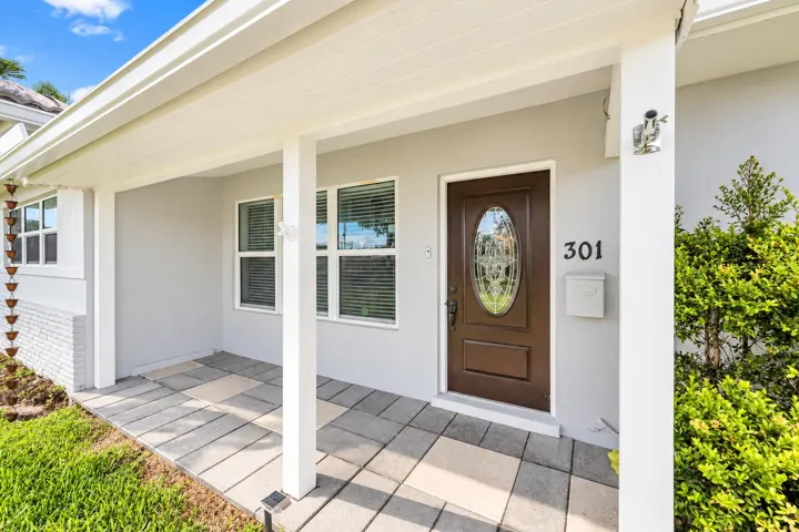 Covered front porch