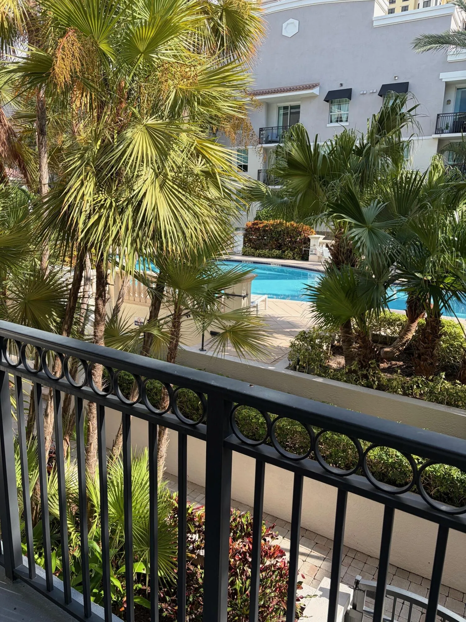 Balcony Pool View 1
