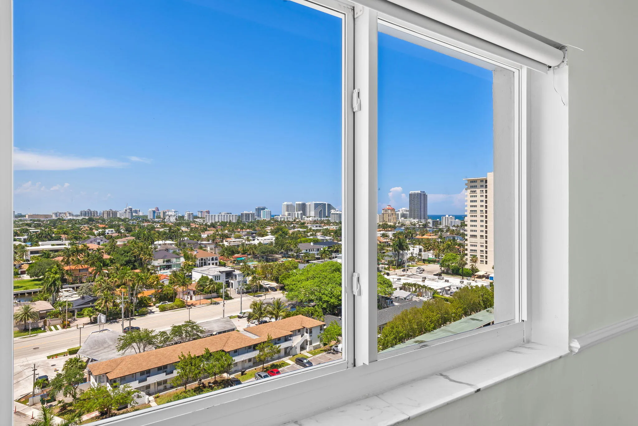 View from bathroom of master suite