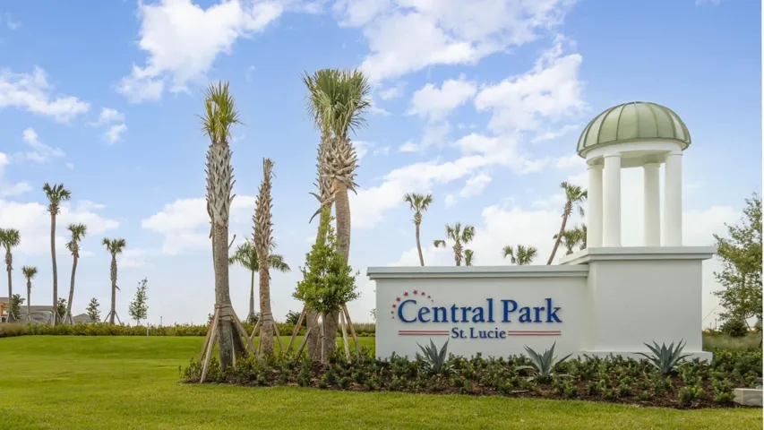 Central Park Entrance Sign