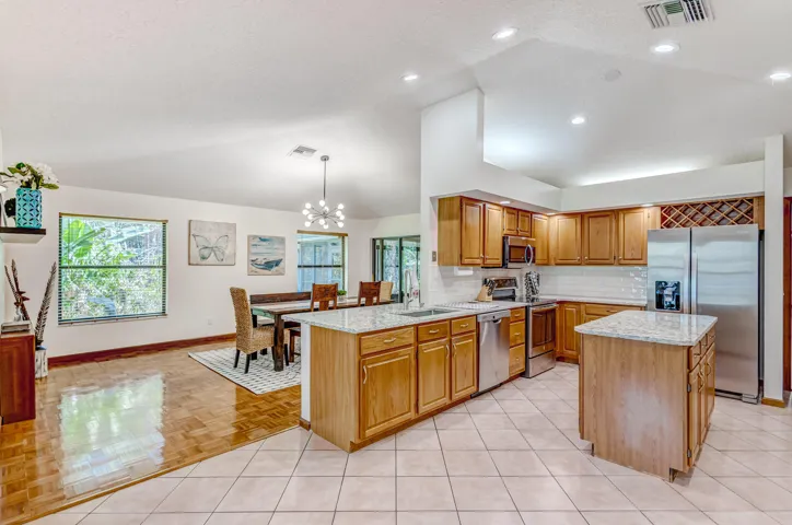 Kitchen to dining room