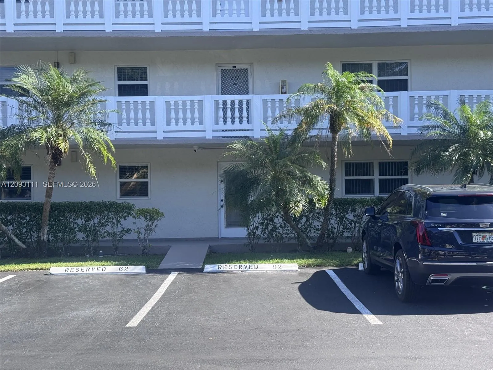 Front door w/parking