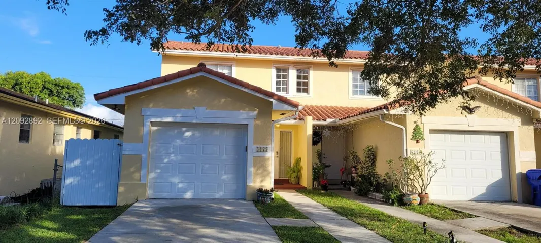 Corner 2 story attached home. No Association