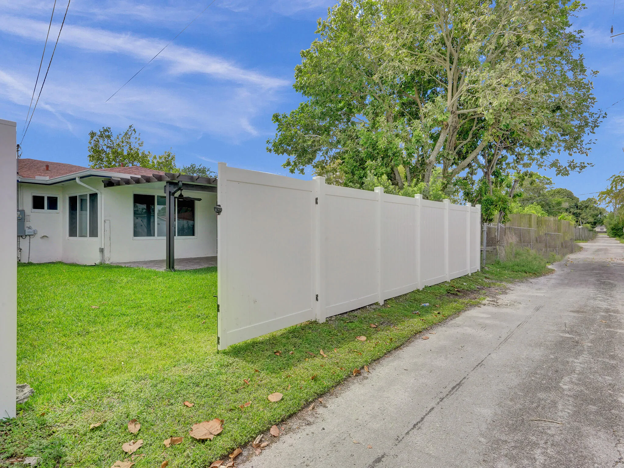 Gate to backyard