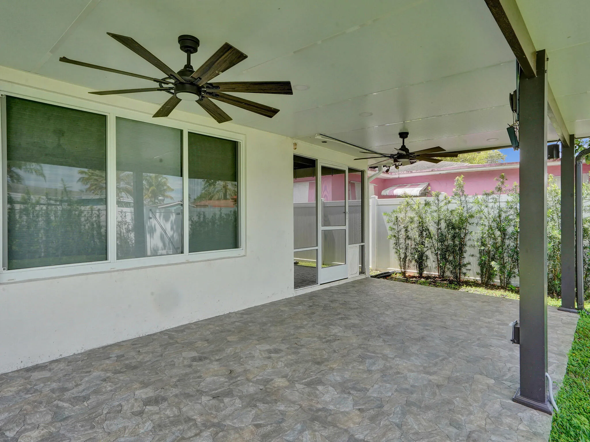 Huge patio off the screened in patio