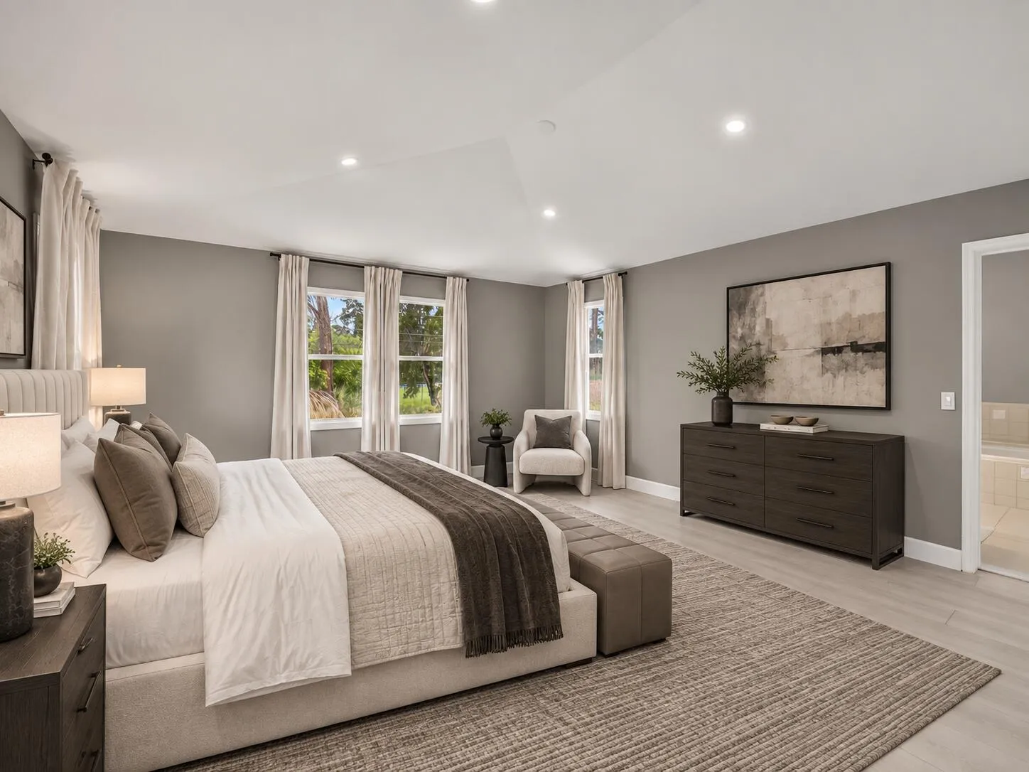 Primary Bedroom - Virtually Staged