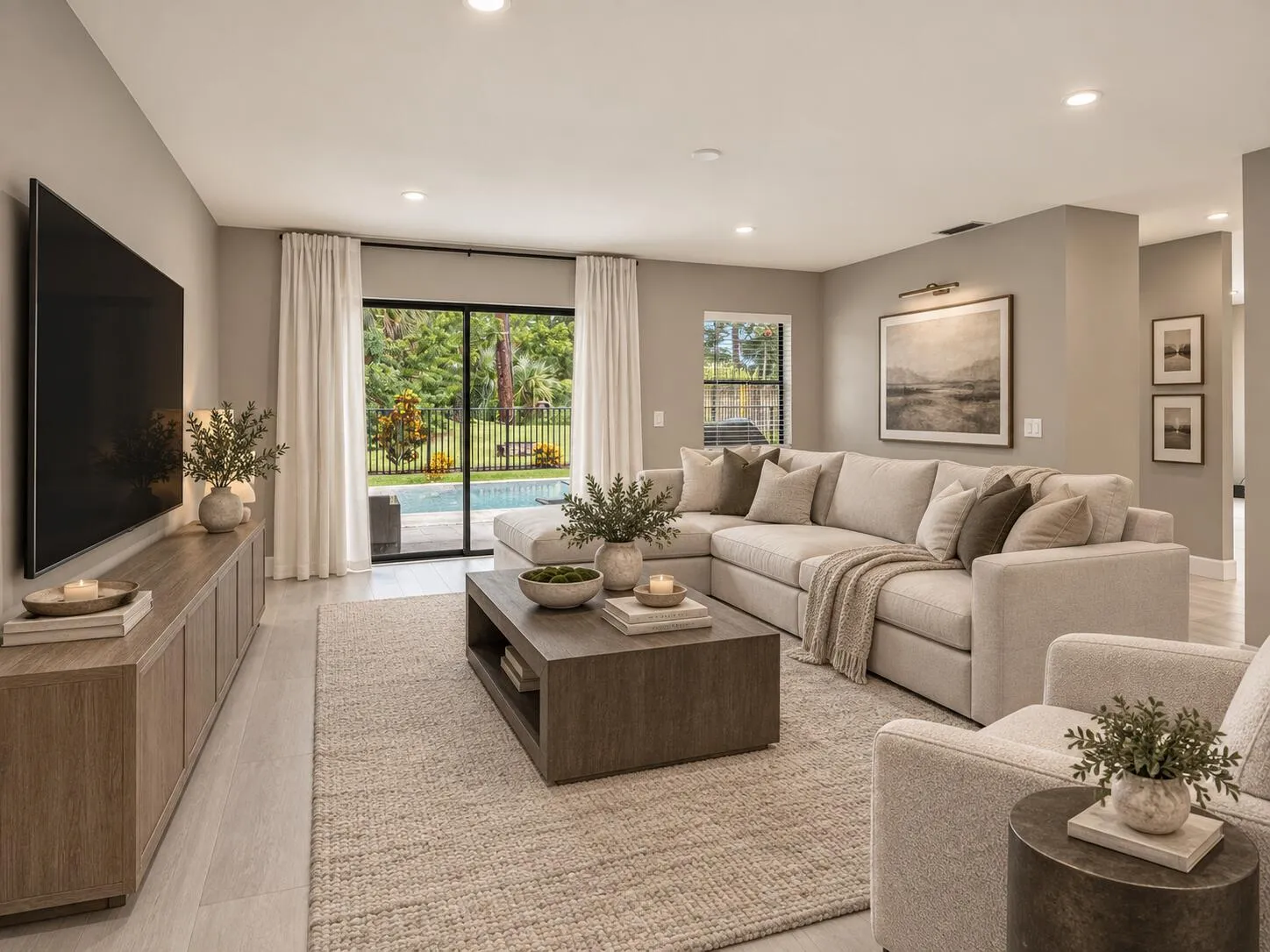 Family Room - Virtually Staged