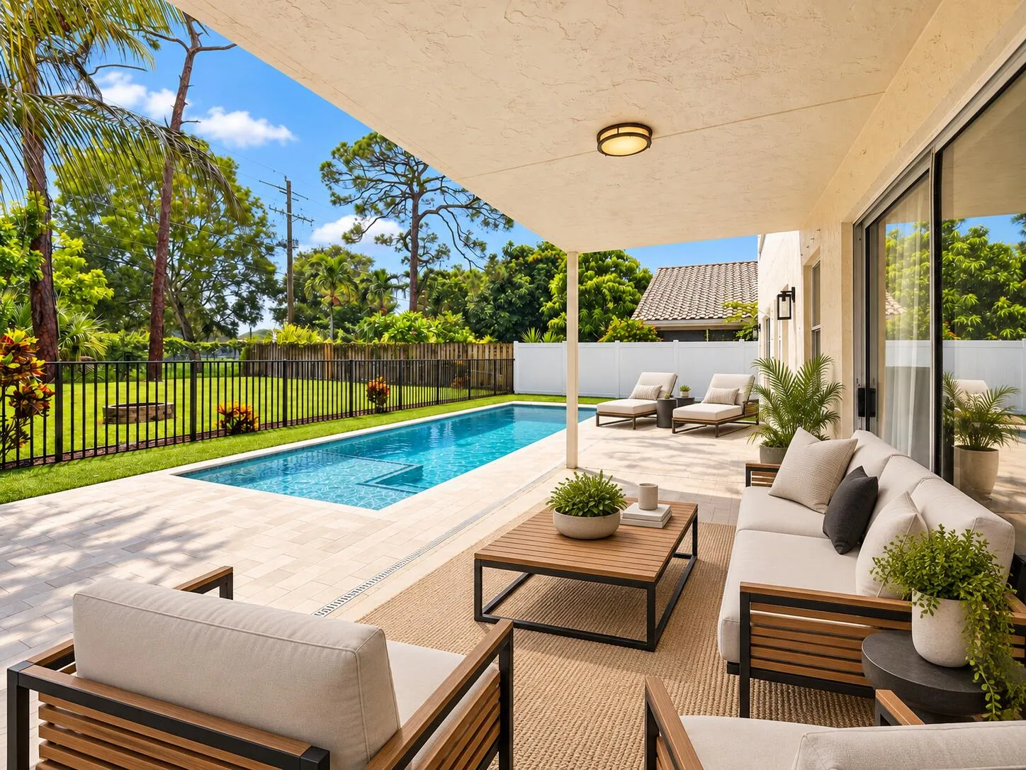 Pool/Patio - Virtually Staged