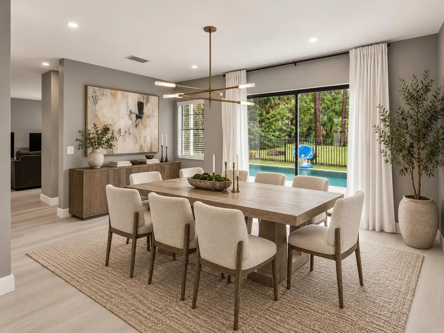 Dining Room - Virtually Staged
