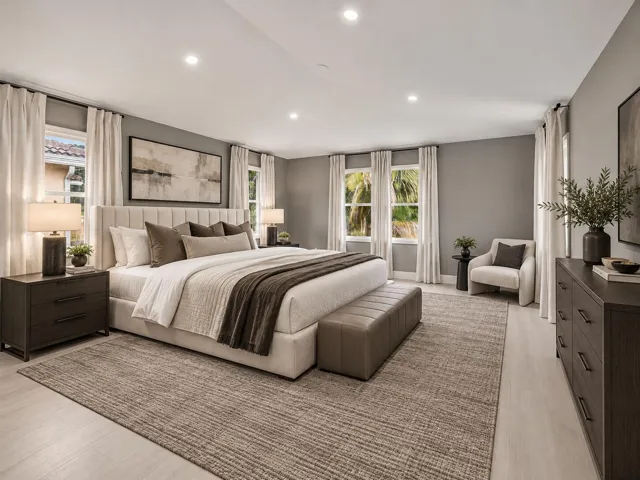 Primary Bedroom - Virtually Staged
