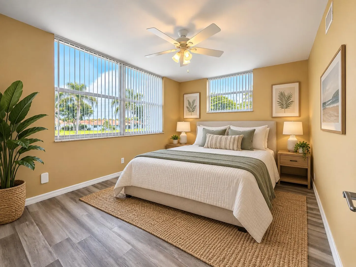 Master Bedroom (Digitally Staged)