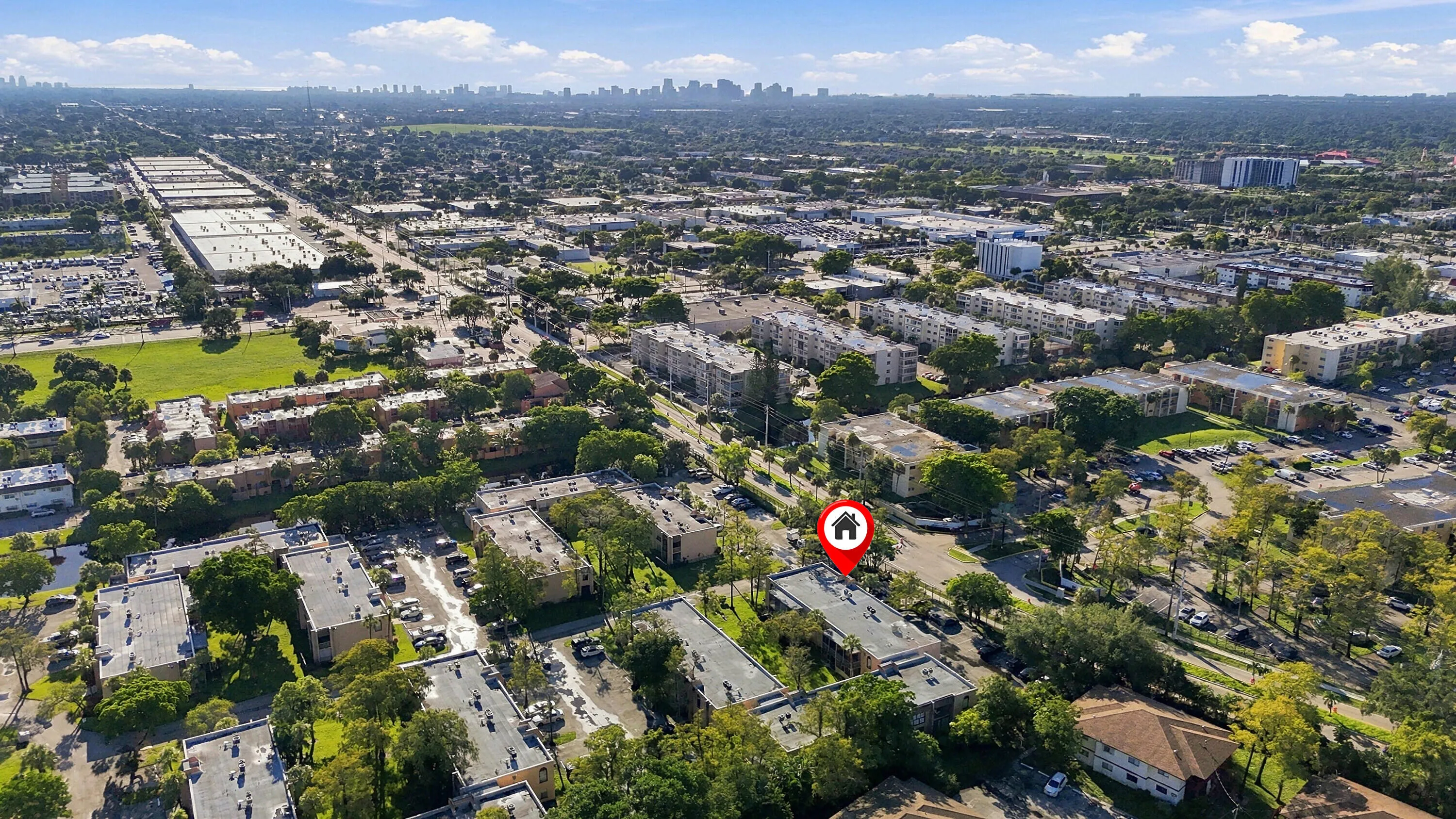 Aerial Neighborhood View
