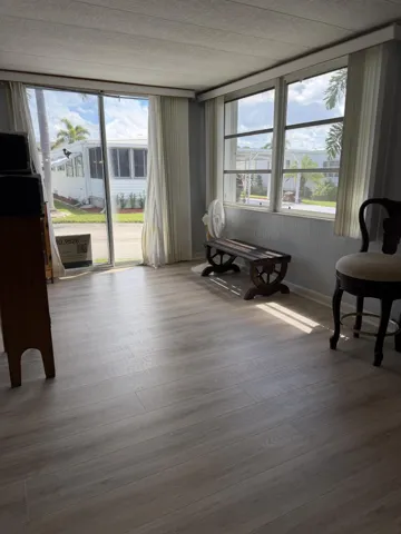 Front of house sitting area