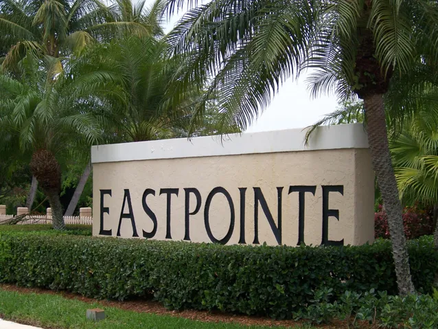 Entrance to Eastpointe Golf Community