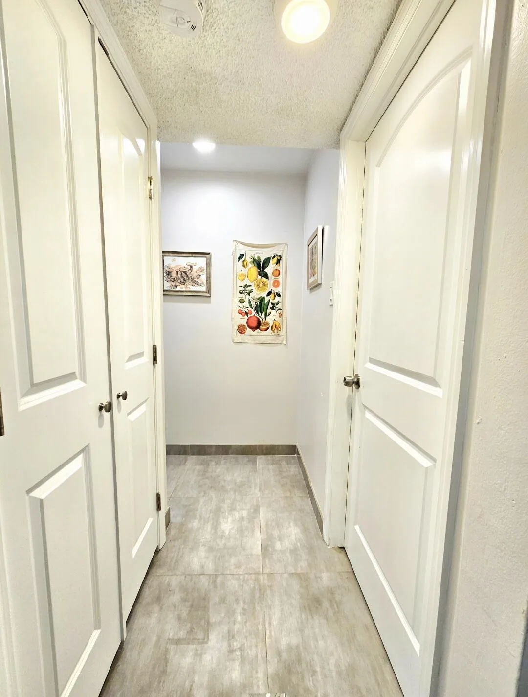 HALLWAY LEADING TO YOUR BEDROOM, LAUNDRY CLOSET & BATHROOM