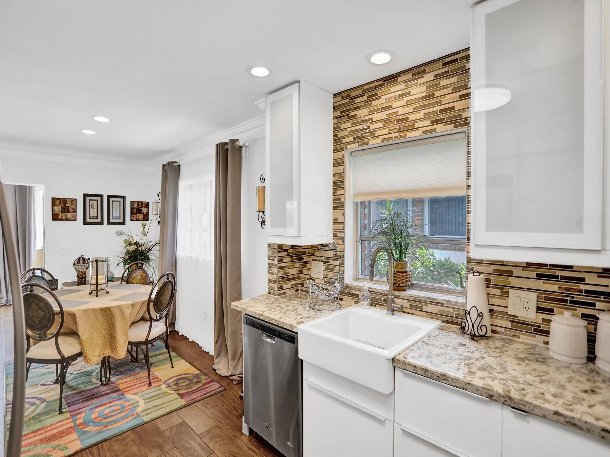 Kitchen with a Window over the Sink