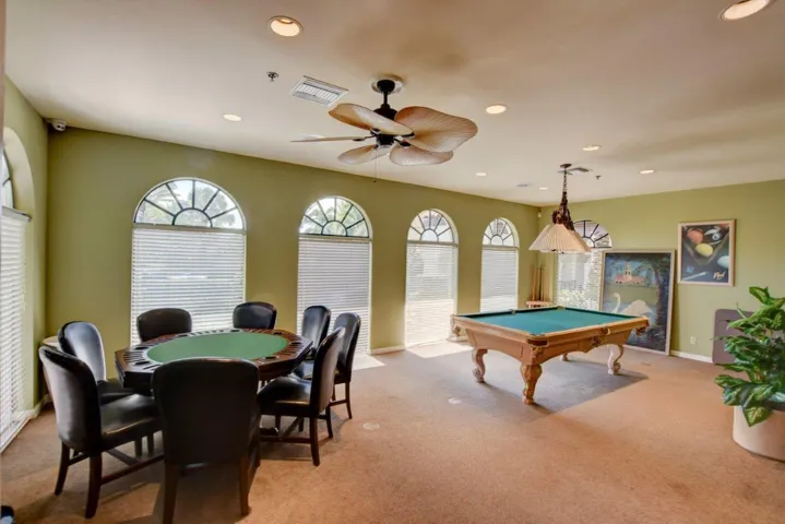 Card and pool room