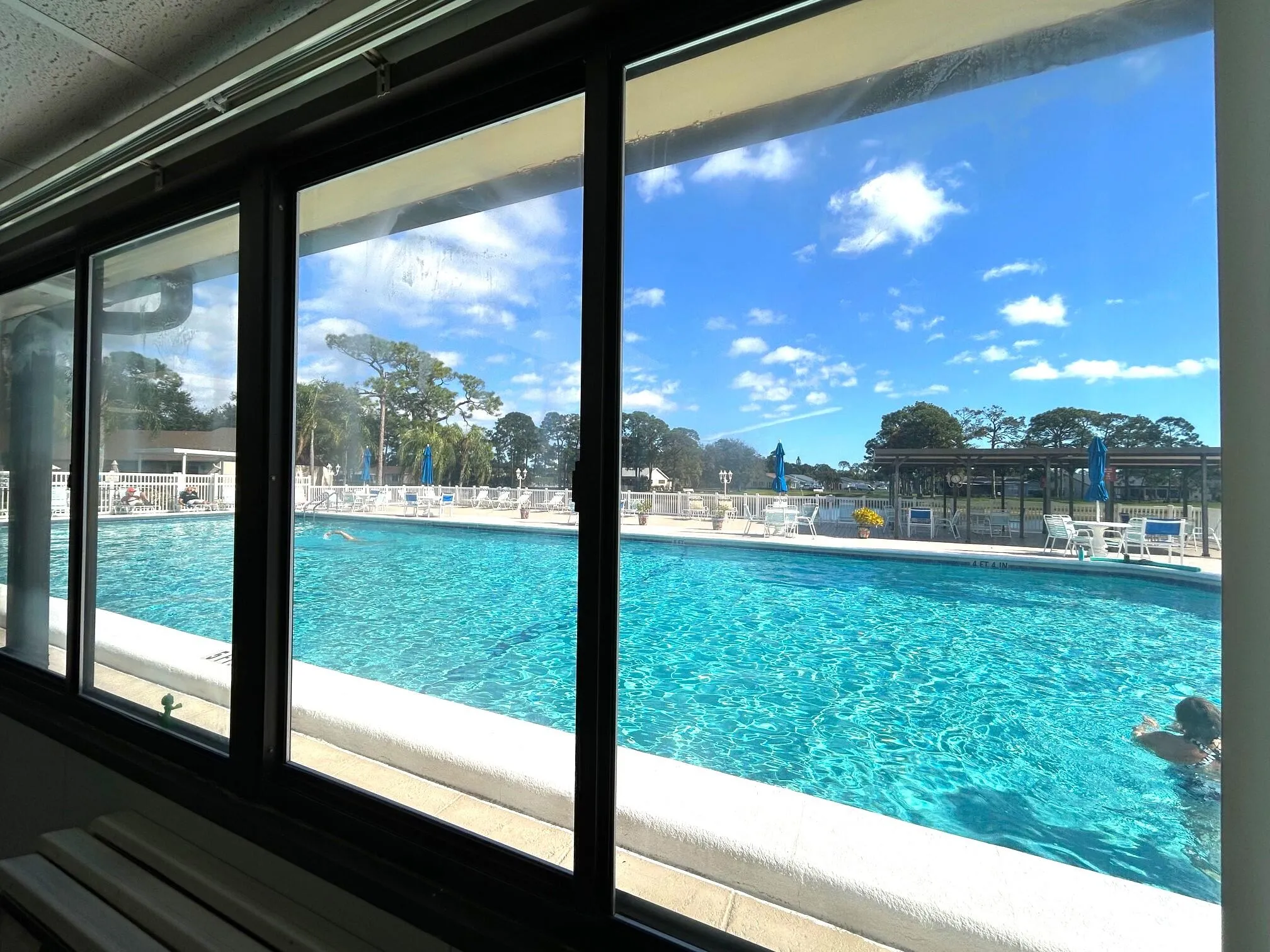 POOLVIEW FROM CLUBHOUSE