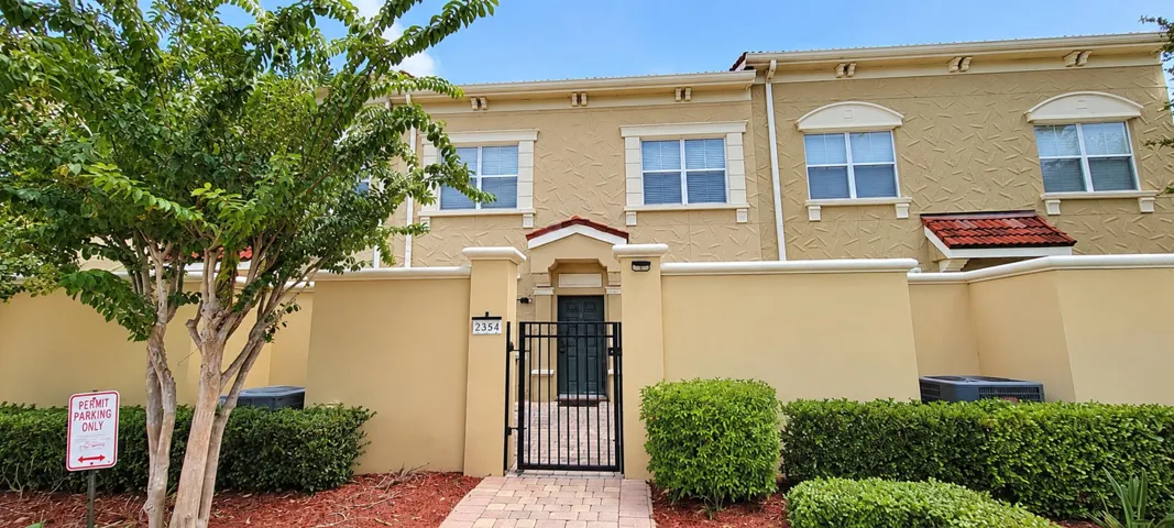 Front exterior view of the townhouse at 2544 Bella Vista Drive.
