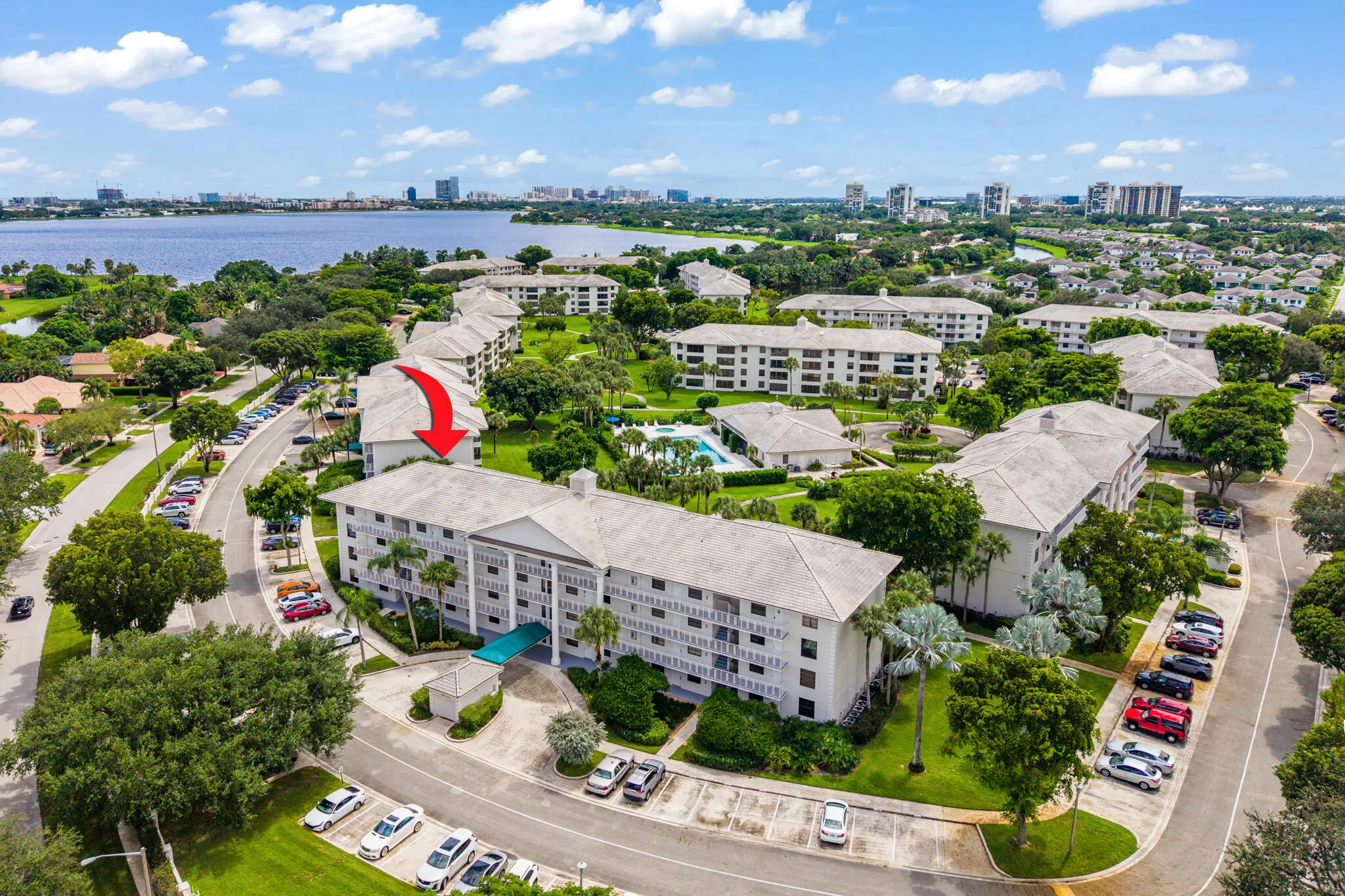 Aerial view (City Of West Palm Beach in the distance)