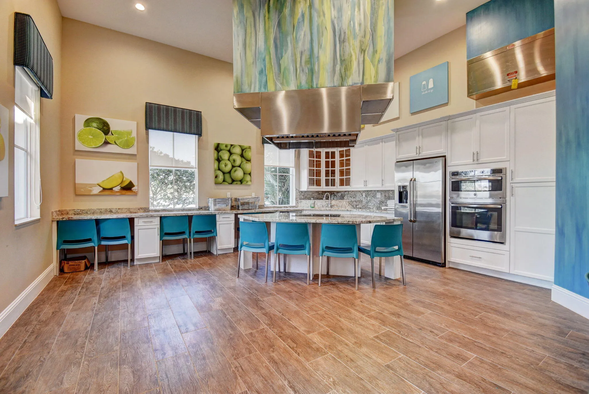 Kitchen in clubhouse