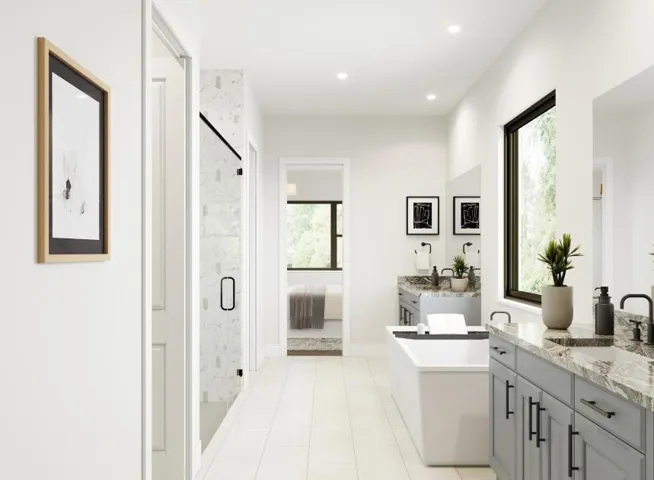 Primary Bathroom Rendering