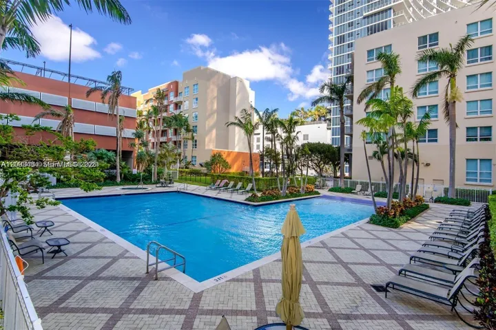 Beach-style pool