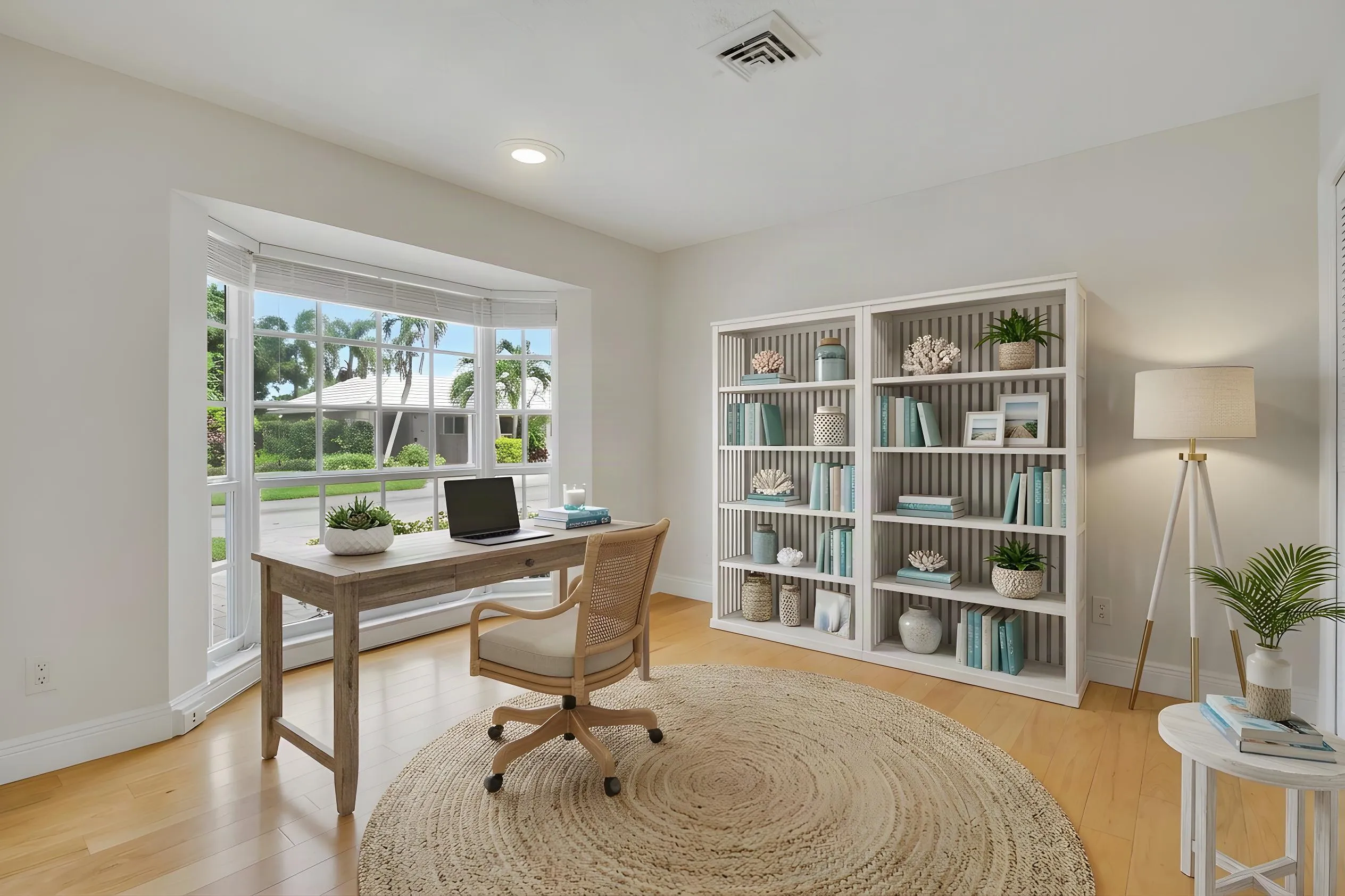 Staged 3rd bedroom