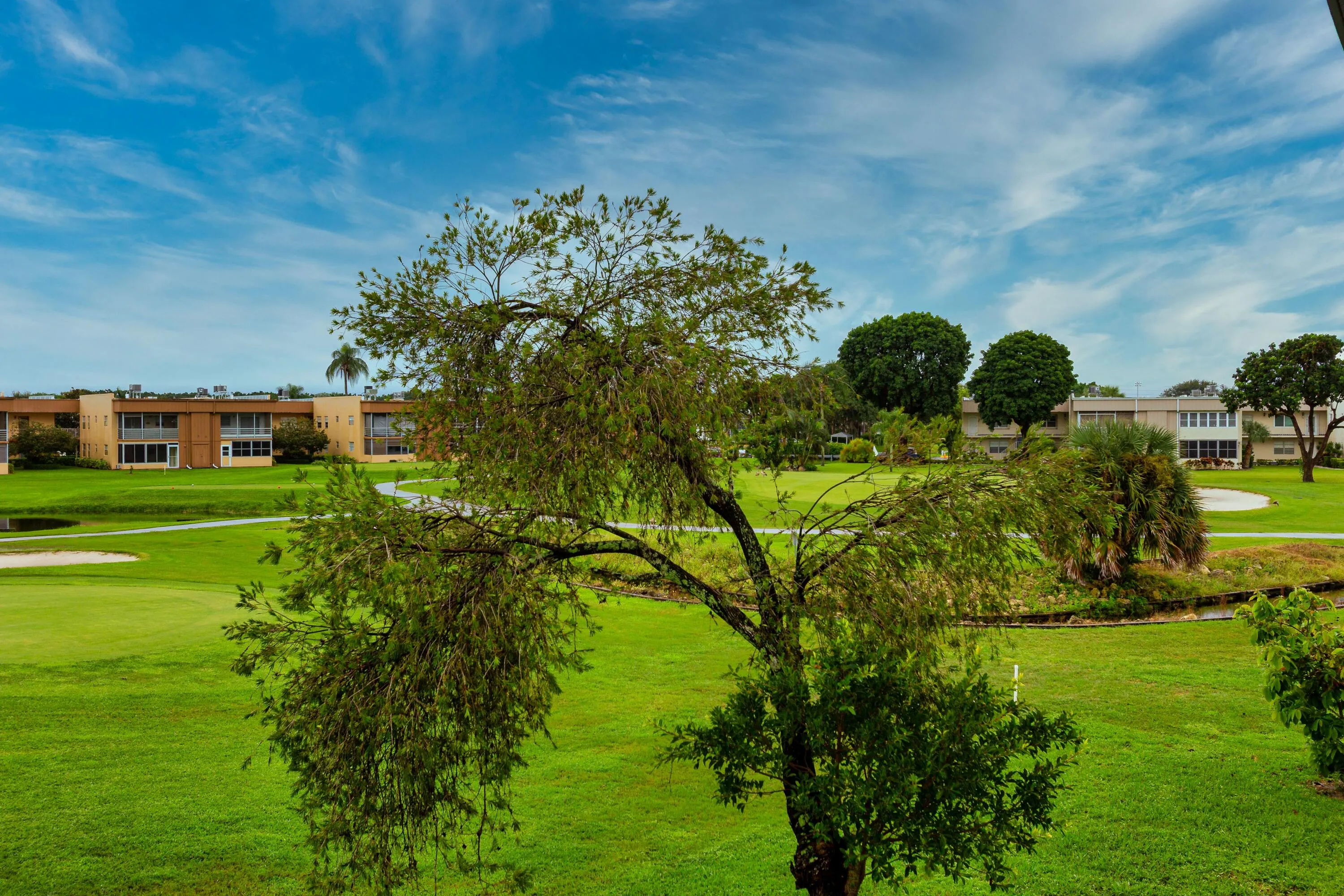 Beautiful views of the golf course